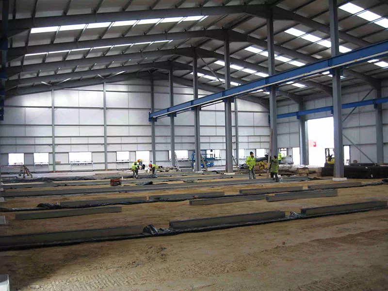Ny firafitry ny tranoben'ny Steel Warehouse Steel sy tsara tarehy